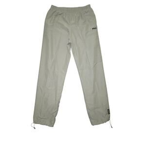 Vintage FILA Track Pants XL (Youth 16) – Gray Nylon Windbreaker  Drawstring Hems